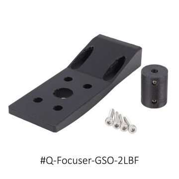 BuckeyeStargazer QHY Q Focuser Mounting Bracket for GSO 2" Linear Bearing Focuser