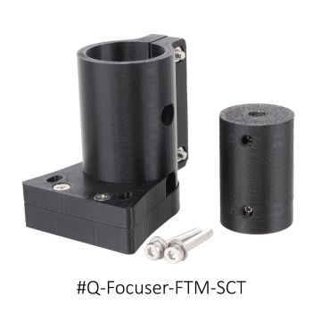BuckeyeStargazer QHY Q Focuser Mounting Bracket for FeatherTouch Micro (SCTs) Focusers # Q-Focuser-FTM-SCT