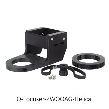 BuckeyeStargazer Q Focuser Mounting Bracket for ZWO Helical Focuser on OAG-L/OAG-L-M68