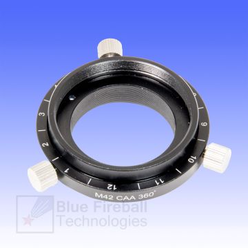 Blue Fireball 360° Camera Angle Adjuster / Rotator with M42x0.75 T/T2 Male & Female Thread # R-01