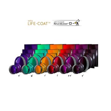 Baader SLOAN/SDSS (ugriz') Photometric Filter Set # FSLNSET