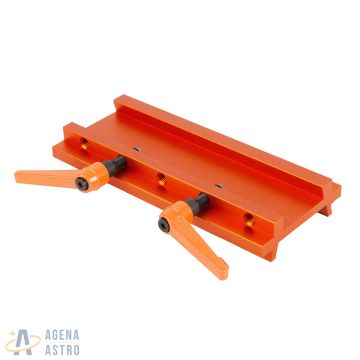 Agena Dovetail Converter to Convert D Series Losmandy Mount to V Series Vixen Mount (Orange) - 205mm (8.0") Length # D2V-03
