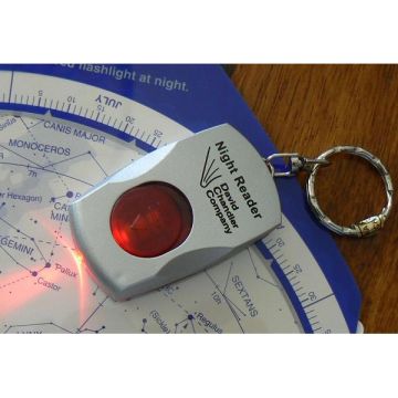 David Chandler Night Reader LED Red Light Keychain for Astronomy