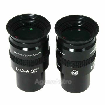 3D Astronomy 1.25" L-O-A 3D Eyepiece Set for Binoviewers (Set of 2) - 32mm