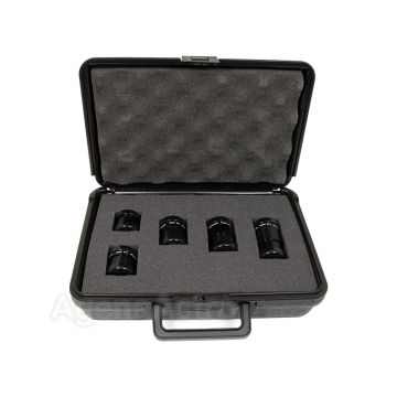 Brandon 1.25" 5 Eyepiece Set with Plastic Case (Flat top version 8, 12, 16, 24, & 32mm)