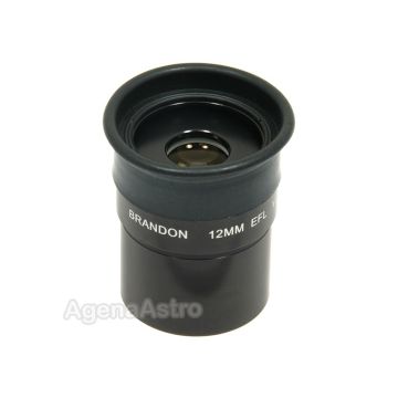 Brandon 1.25" Eyepiece with Rubber Eyecup - 12mm # VB12EC