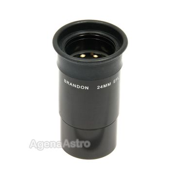Brandon 1.25" Eyepiece with Rubber Eyecup - 24mm # VB24EC