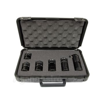 Brandon 1.25" 5 Eyepiece Set with 2.4x Dakin Barlow and Plastic Case (Eyecup version 8, 12, 16, 24, & 32mm)