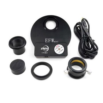 ZWO 5-Position Electronic Filter Wheel for 1.25" or 31mm Filters # EFWMINI