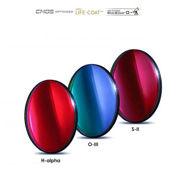 Baader CMOS-Optimized 3.5/4nm f/3 Ultra-Highspeed Filter Set (H-a/O-III/S-II) - 36mm Round Unmounted # FCSETMSU-RD36 2961642