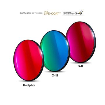 Baader CMOS-Optimized 6.5nm Narrowband Filter Set (H-a/O-III/S-II) - 31mm Round Unmounted # FCSETN-RD31 2961651