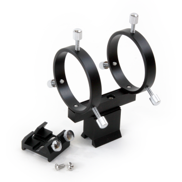 William Optics Finder Bracket for 50mm Finders with Vixen/Synta-Style Base - Black # M-FB50-B