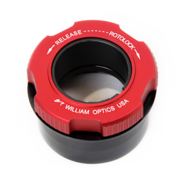 William Optics 2" to 1.25" RotoLock Eyepiece Adapter - Red # F-ROTO-A2-125RDII