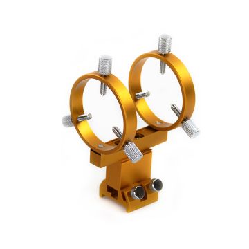 William Optics Finder Bracket for 50mm Finders with Vixen/Synta Style Base - Gold # M-FB50-B-C-GD