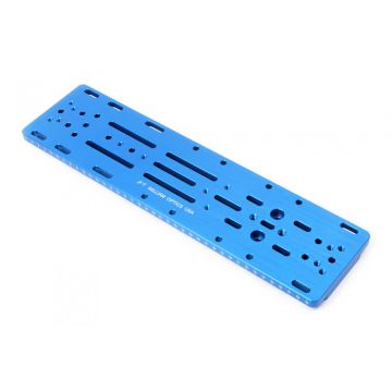 William Optics Swan Dovetail Plate for Losmandy Stye Saddle: 400mm (15.7") Length - Blue # M-PSBU