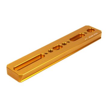 William Optics Dual-Sided Vixen/Arca Swiss 210mm (8.3") Dovetail Plate - Gold # M-PRC210GD