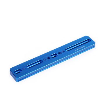 William Optics Dual-Sided Vixen/Arca Swiss 245mm (9.6") Dovetail Plate - Blue # M-PRC245BU