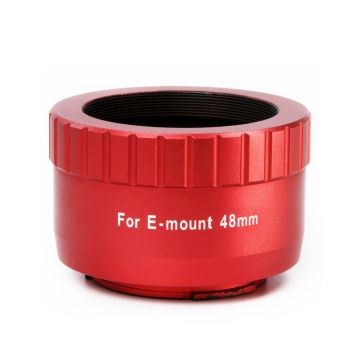 William Optics Wide 48mm T-Ring for Sony E-Mount Cameras - Red # YE-TR-M48ET-RD
