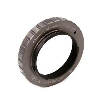 William Optics 48mm T-Ring for Nikon F-Mount SLR/DSLR Cameras - Space Gray # YE-TR-M48NK-TG