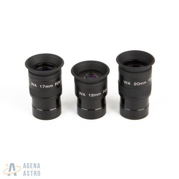 Agena 1.25" Wide Angle (WA) Eyepiece Set (12, 17 & 20mm)