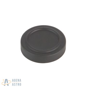 Agena End Cap: ID = 1.25" (31.7mm), Rubber, Black