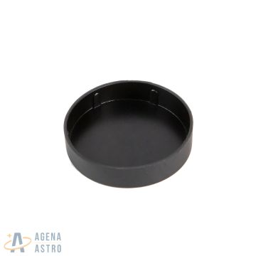 Agena End Cap: ID = 1.83" (46.5mm), Rubber, Black