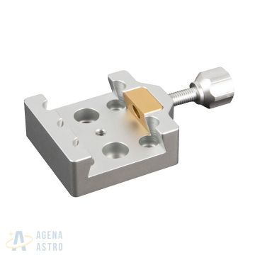Agena V Series Vixen-Style Dovetail Saddle (Silver) - 62mm (2.5") Length # VS-62B