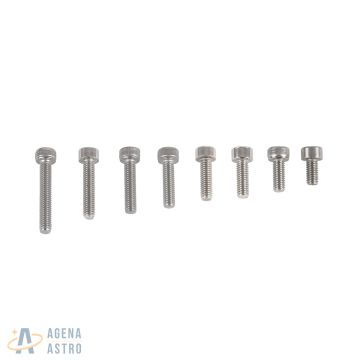 Socket Head Cap Screws, Stainless Steel, Metric M4x0.7 Thread (Pack of 4) 