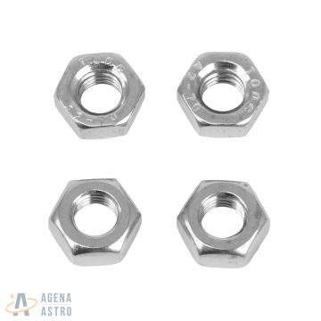 Hex Nut, Stainless Steel, US/Imperial 1/4"-20 Thread (Pack of 4)