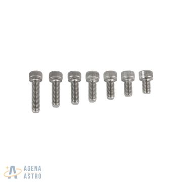 Socket Head Cap Screws, Stainless Steel, Metric M5x0.8 Thread (Pack of 4)