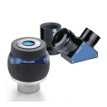 Meade 99% Reflectivity Diagonal and 24mm Ultra Wide Angle Eyepiece Kit # 07681
