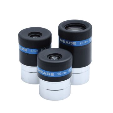 Meade 1.25" Wide Angle Aspheric Eyepiece Set of 3 Eyepieces # 607002