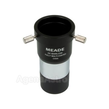 Meade Series 4000 #126 1.25" 2x Short-Focus Barlow Lens # 07273