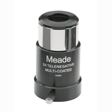 Meade #128 1.25" 3x Short-Focus Barlow Lens # 07278