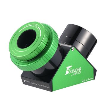 Founder Optics 2" 90º Dielectric Mirror Star Diagonal with Twist Lock & 1.25" Eyepiece Adapter # DIA2-M
