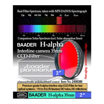 Baader H-Alpha 35nm CCD Filter - 2" # FHAL-2 2458380