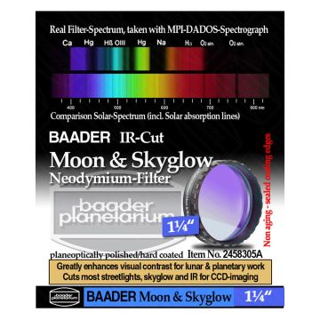 Baader Neodymium Moon & Skyglow Filter with IR Cut - 1.25" # FMS-1 2458305A