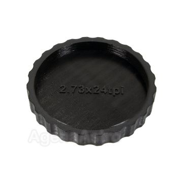 BuckeyeStargazer Dust Cap: With Astro-Physics 2.7" Female Thread # DUST-AP2.7x24-F