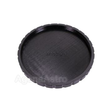 BuckeyeStargazer Dust Cap: With M117x1 Female Thread for GSO 10" or 12" RC & CC Telescopes # DUST-M117x1-F