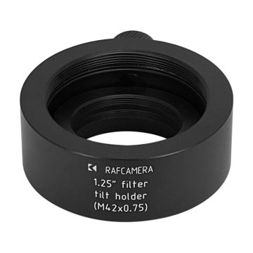 Raf Camera 1.25" Filter Tilt Holder with M42x0.75 Male and Female Threads