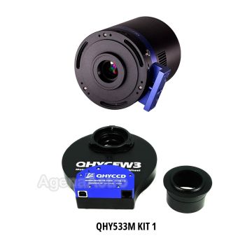 QHY 533M Cooled Monochrome Astronomy Camera Kit with 1.25"/31mm Filter Wheel