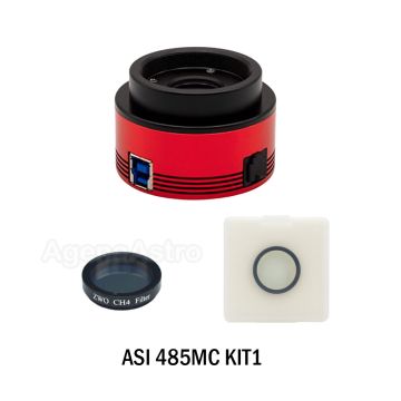 ZWO ASI485MC Color Astronomy Camera with 1.25" CH4 Methane & UV/IR Cut Filter # ASI485MC-KIT1