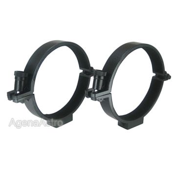 GSO Telescope Tube Mounting Rings (Set of 2) - 90mm (3.54")
