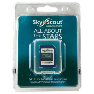 Celestron All About the Stars SkyScout Expansion Card # 93992