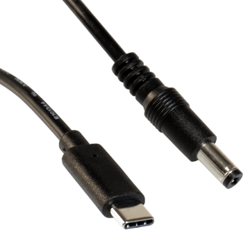 Pegasus Astro Cable 2.1mm Male to USB-C - 0.3m / 11.8" Long (Pack of 1) # PEG-CABL-21MUSBC