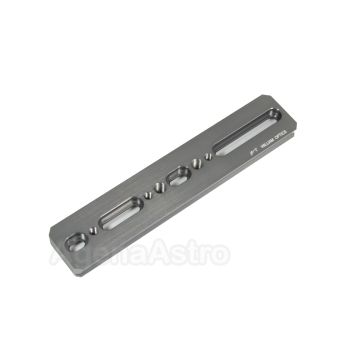 William Optics Dual-Sided Vixen/Arca Swiss 210mm (8.3") Dovetail Plate - Space Gray # M-PRC210TG