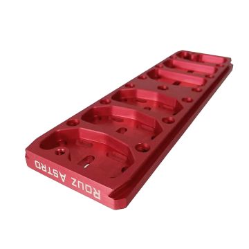 Rouz Astro Aluminum Dovetail Plate for Losmandy - 8" Long RADVLOSCNC8