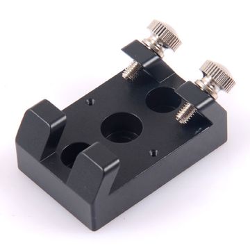 Agena Synta/Vixen Style Dovetail Mounting Base/Shoe for Finders - Flat Base for Takahashi Scopes (Black) # TFURB-B