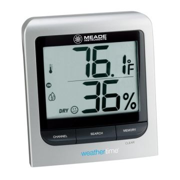 Meade Personal Weather Station with Indoor/Outdoor Temperature & Humidity # TM005X-M