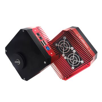 ZWO ASI183GT 20.18 MP CMOS Monochrome Astronomy Camera with Integrated 5-Position 1.25"/31mm Filter Wheel # ASI183GT